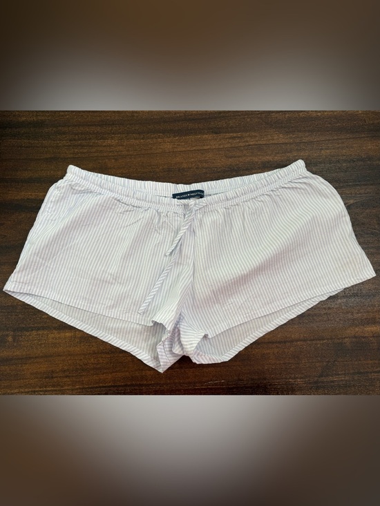 Brandy Melville Other - Brandy Melville Light Blue & White Striped Shorts